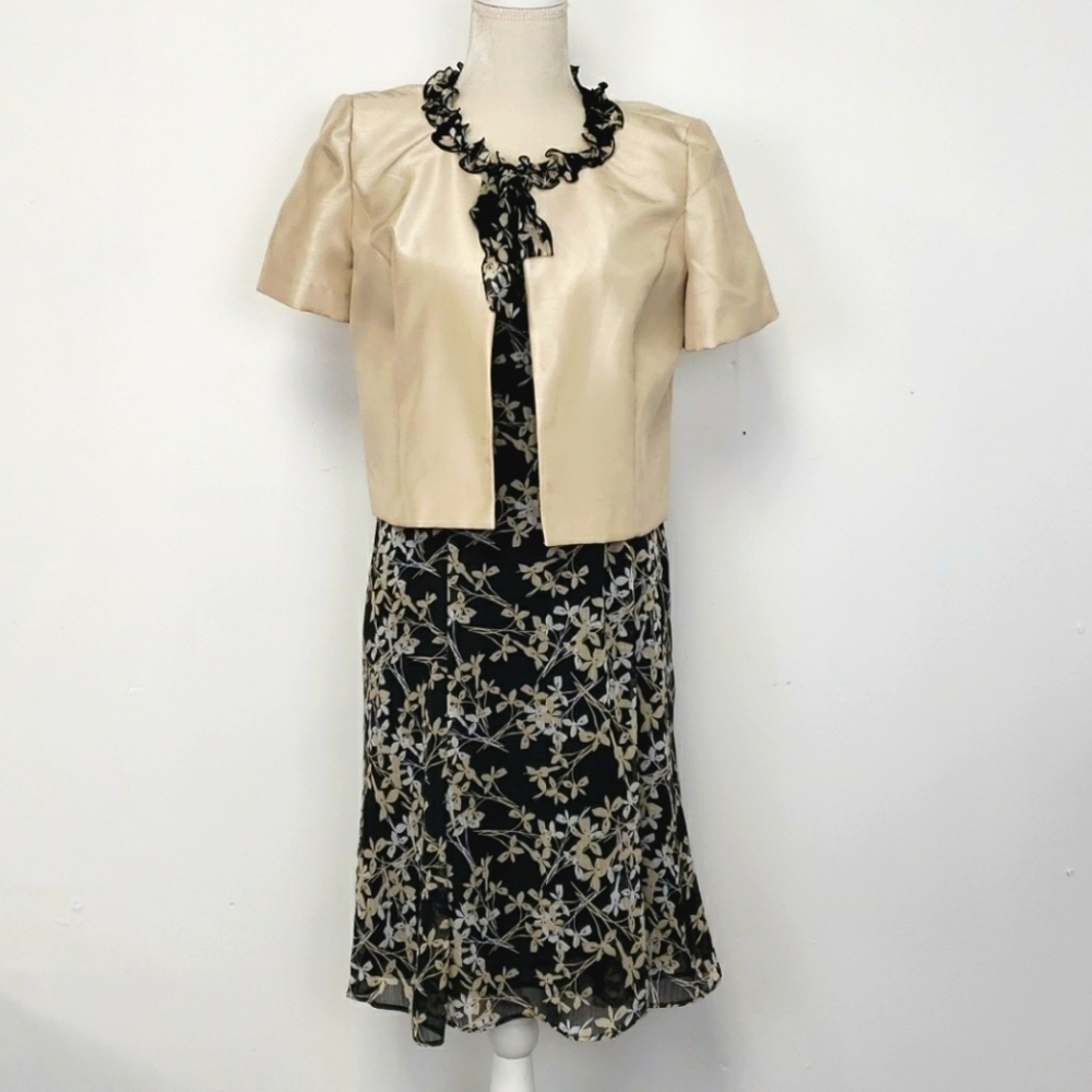 Danny & Nicole 2 Piece Dress & Jacket 8 EUC - Picture 2 of 15